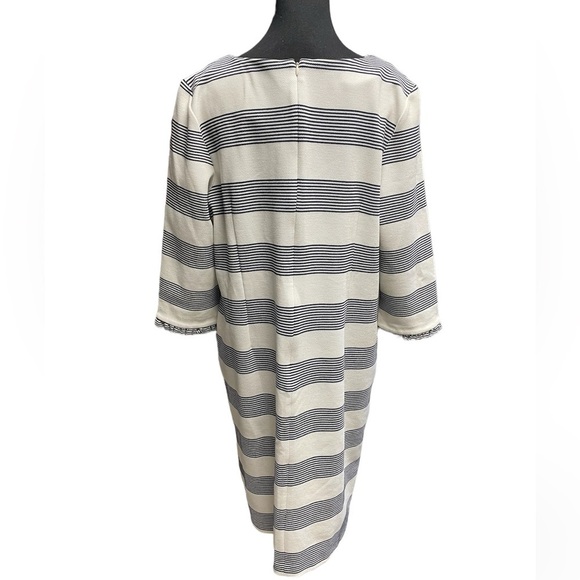 Talbots Ottoman Shift Dress in Navy, Size 16, Nautical Casual Spring Summer - Picture 6 of 8